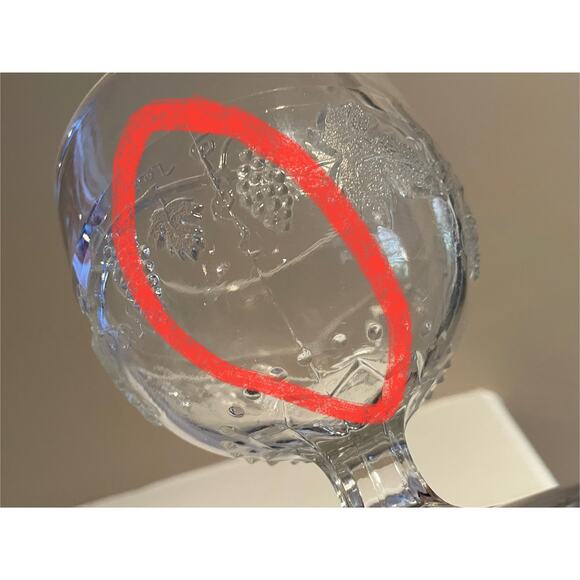 Vintage Pattern Glass Buttermilk Goblet, Sugar Bowl, Set of 3, Various Patterns - Picture 13 of 13